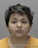 Mugshot of Nevaeh Daniell Estrada booked in Renville County, Minnesota on June 26, 2026