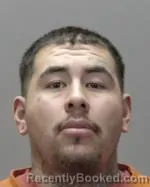Mugshot of Bernardo Flores booked in Renville County, Minnesota on August 7, 2026