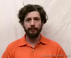 Mugshot of Brett McClain Rhodes booked in Stokes County, North Carolina on March 19, 2026