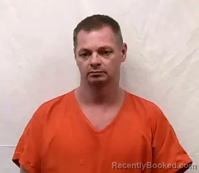 Mugshot of Travis Ray Hicks booked in Stokes County, North Carolina on March 20, 2026