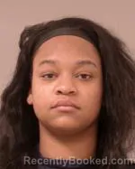 Mugshot of Aryah Janice Ervin booked in Scott County, Minnesota on March 27, 2026