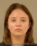 Mugshot of Jayelin Marie White booked in Scott County, Minnesota on August 27, 2026