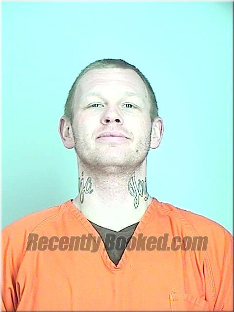 Booking photo from Sherburne County, Minnesota