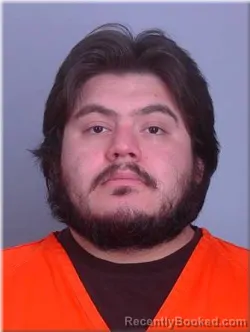 Mugshot of Ari Sanchez-Quevedo booked in Sherburne County, Minnesota on March 27, 2026