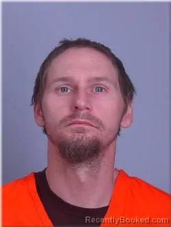 Mugshot of Justin Belanger booked in Sherburne County, Minnesota on March 29, 2026