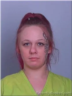 Mugshot of Emily Gideo booked in Sherburne County, Minnesota on March 30, 2026