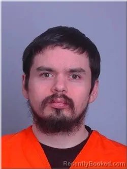 Mugshot of Garrett St Claire booked in Sherburne County, Minnesota on April 3, 2026