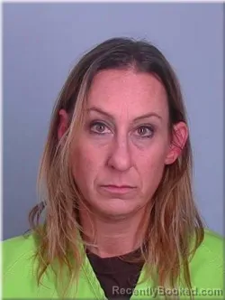 Mugshot of Ashley Jensen booked in Sherburne County, Minnesota on April 24, 2026