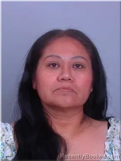 Mugshot of Maria Lopez-Hernandez booked in Sherburne County, Minnesota on June 3, 2026