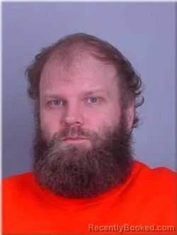 Mugshot of Joshua Olson booked in Sherburne County, Minnesota on June 22, 2026