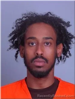 Mugshot of Abdiaziz Mohamed booked in Sherburne County, Minnesota on July 10, 2026