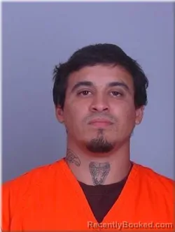 Mugshot of Kegan Frausto booked in Sherburne County, Minnesota on August 21, 2026