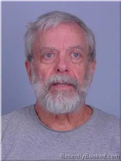 Mugshot of John Swanson booked in Sherburne County, Minnesota on August 21, 2026
