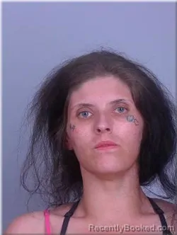 Mugshot of Alexa Jones booked in Sherburne County, Minnesota on August 22, 2026