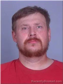 Mugshot of Anthony Korous booked in Sherburne County, Minnesota on August 31, 2026