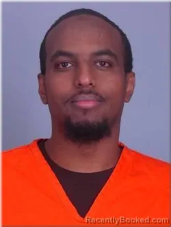 Mugshot of Hassan Sheikh-Mursal booked in Sherburne County, Minnesota on September 3, 2026