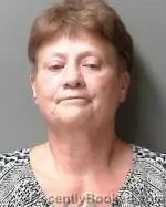 Mugshot of Bonnie Beth Holbrook booked in Sibley County, Minnesota on September 9, 2026