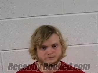 Booking photo from Surry County, North Carolina