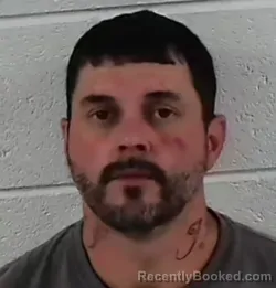 Mugshot of RUSTY DALE FARRIS booked in Surry County, North Carolina on March 16, 2026