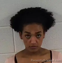 Mugshot of JAYLA ELIZABETH DAWN GWYN booked in Surry County, North Carolina on March 22, 2026