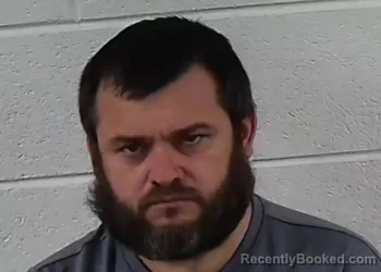 Mugshot of SHAUN HARLEY PALMER booked in Surry County, North Carolina on April 10, 2026