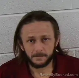 Mugshot of JUSTIN BRENT MONCUS booked in Surry County, North Carolina on May 15, 2026