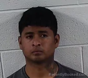 Mugshot of ANGEL EDUARDO MENDOZA-REYES booked in Surry County, North Carolina on May 19, 2026