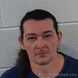 Mugshot of RICHARD SCOTT MOXLEY booked in Surry County, North Carolina on May 21, 2026