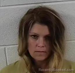 Mugshot of APRIL DAWN BOWMAN-BLEVINS booked in Surry County, North Carolina on May 22, 2026