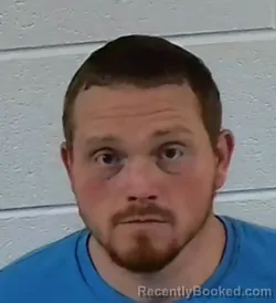 Mugshot of Joseph Andrew Goins booked in Surry County, North Carolina on August 8, 2026