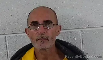 Mugshot of Paul Vincent Callas booked in Surry County, North Carolina on August 16, 2026