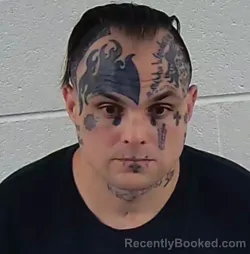 Mugshot of Sidney Jason Roberts booked in Surry County, North Carolina on August 18, 2026
