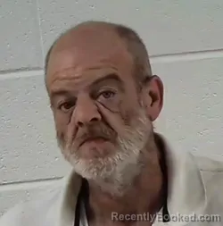 Mugshot of Gary Keith Thomas booked in Surry County, North Carolina on August 25, 2026
