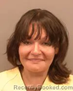 Mugshot of Lydia Louise Godfrey booked in Yellow Medicine County, Minnesota on July 7, 2026