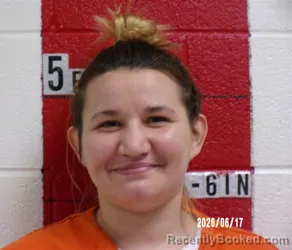 Mugshot of SAMANTHA NICOLE NAMOTKA booked in Swain County, North Carolina on June 17, 2026