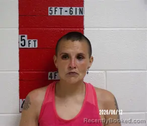 Mugshot of KANDI LEA ROLAND booked in Swain County, North Carolina on June 12, 2026
