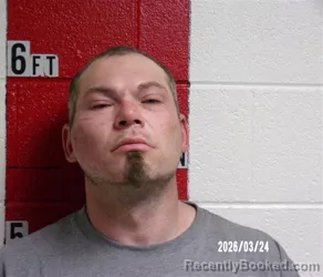 Mugshot of PATRICK RYAN BURCHFIELD booked in Swain County, North Carolina on March 24, 2026