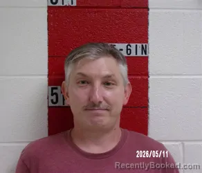 Mugshot of JASON LEE NATIONS booked in Swain County, North Carolina on May 11, 2026