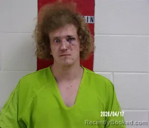 Mugshot of RYAN SPENCER WOODS booked in Swain County, North Carolina on April 17, 2026