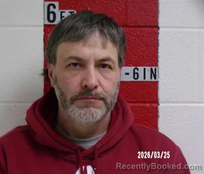 Mugshot of MICHAEL JOHN TEASTER booked in Swain County, North Carolina on March 25, 2026