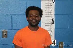 Mugshot of DEMETRIUS DEVONTAE EVANS booked in Calhoun County, Mississippi on March 31, 2026