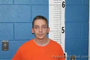 Mugshot of JUSTIN DANE WEAVER booked in Calhoun County, Mississippi on April 13, 2026