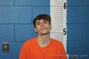 Mugshot of Colby Mark Free booked in Calhoun County, Mississippi on August 13, 2026