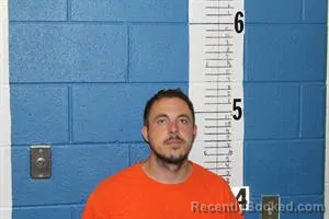 Mugshot of Ryan White booked in Calhoun County, Mississippi on August 14, 2026