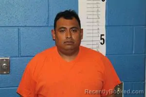 Mugshot of Angel Sanchez booked in Calhoun County, Mississippi on October 20, 2026
