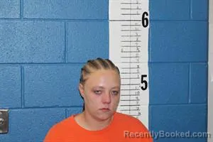 Mugshot of Raina Harston booked in Calhoun County, Mississippi on October 24, 2026