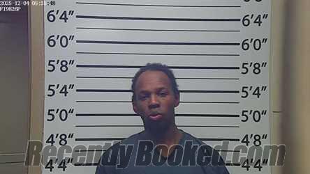 Booking photo from Clay County, Mississippi