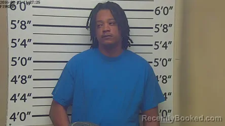 Mugshot of Rico White booked in Clay County, Mississippi on October 22, 2026