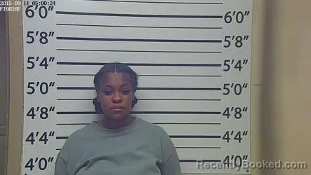 Mugshot of Lekimberly Kamille Clark booked in Clay County, Mississippi on October 21, 2026