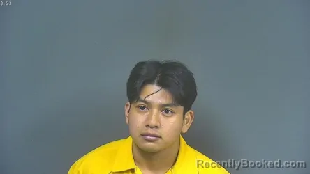 Mugshot of Brayan Fernando Lopez Carillo booked in DeSoto County, Mississippi on August 26, 2026